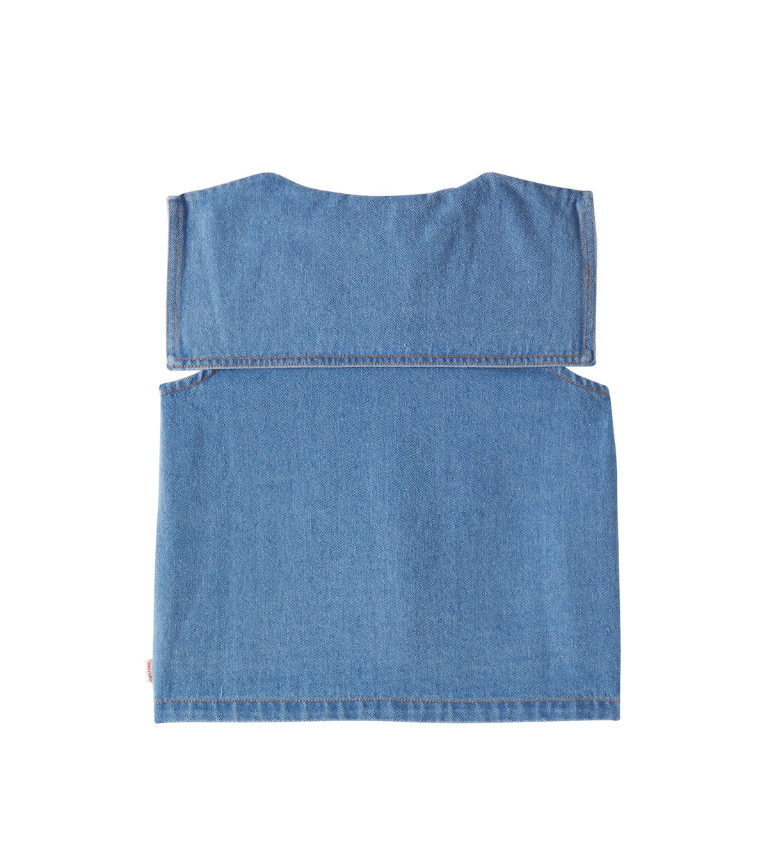 Bluse Strawberries aus Denim | Tinycottons