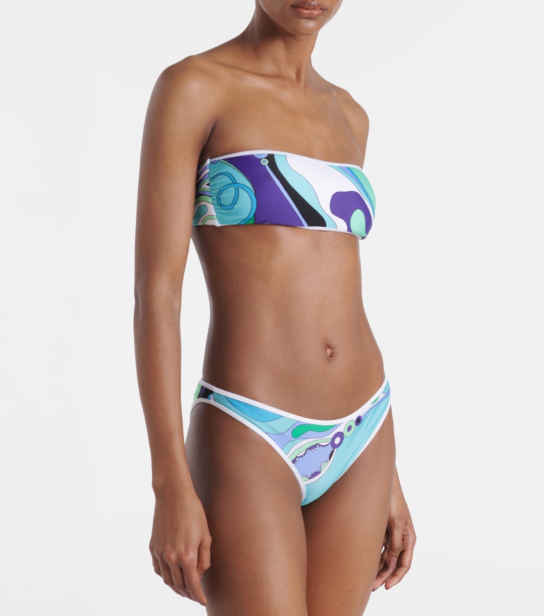 Haut de bikini Orchidee imprimé | Pucci