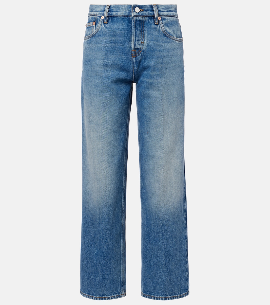 Jeans regular a vita alta | Gucci