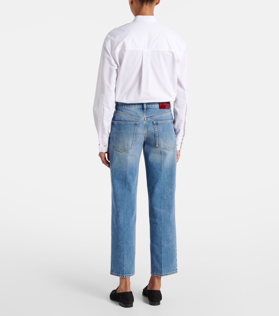 Jeans regular a vita alta | Gucci
