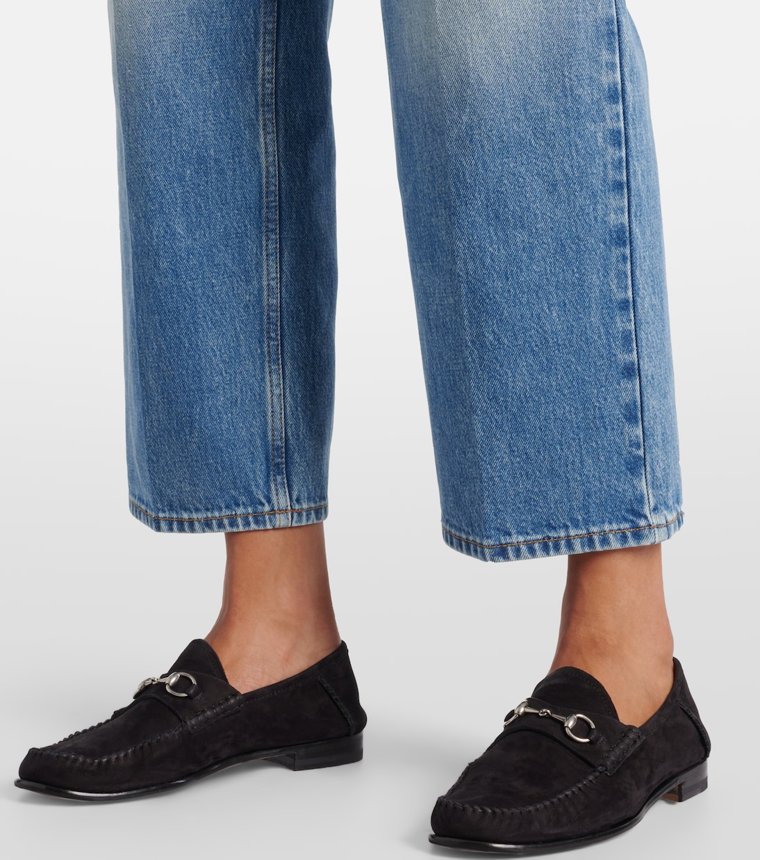 Jeans regular a vita alta | Gucci