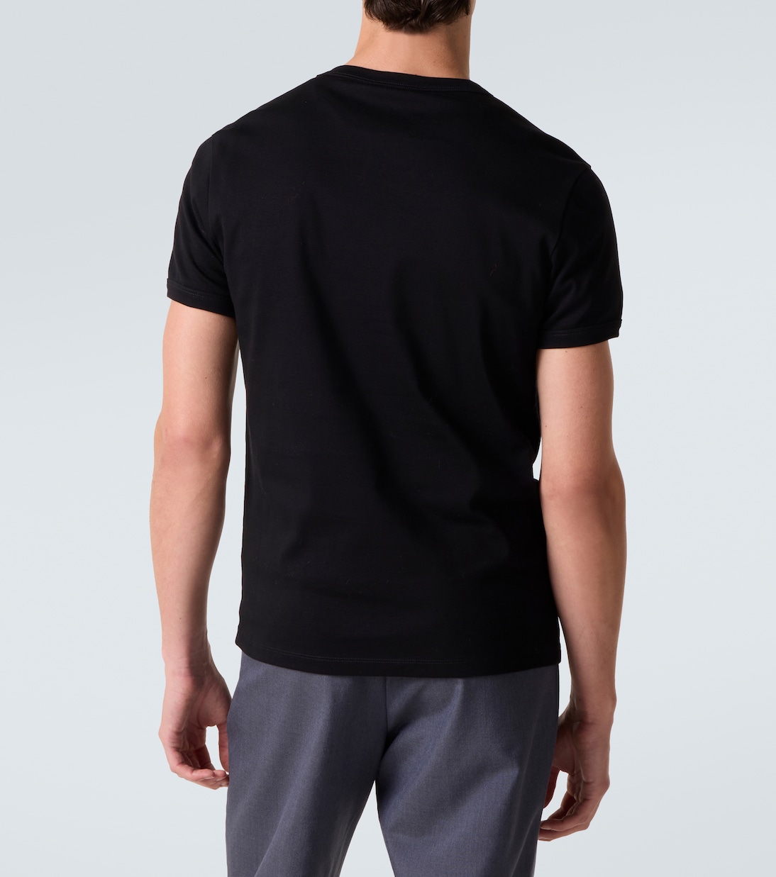 Camiseta Triangle de jersey de algodón | Prada