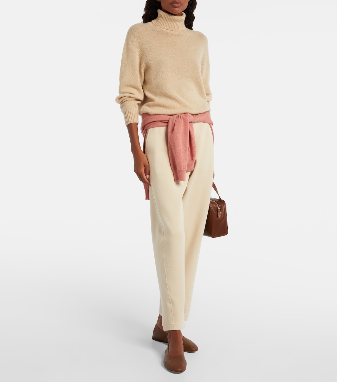 Pantalones tapered Viera en mezcla de algodón y seda | Loro Piana