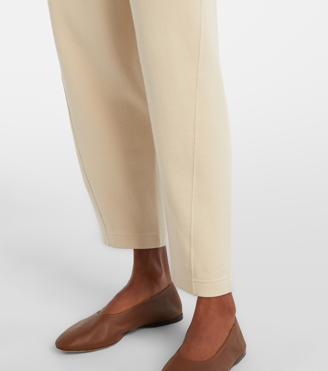 Pantalones tapered Viera en mezcla de algodón y seda | Loro Piana