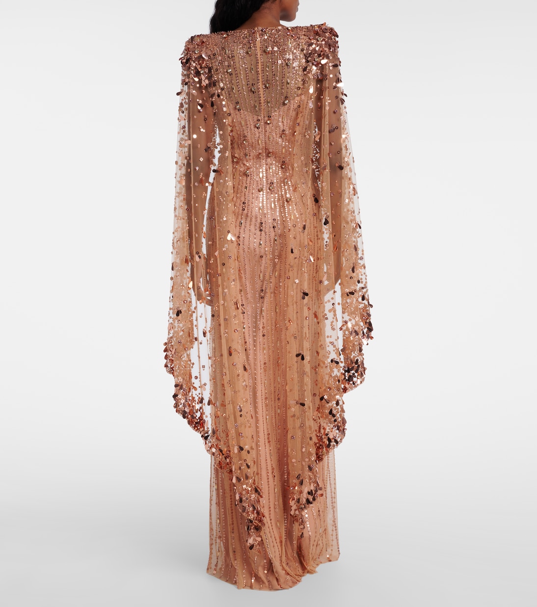 Blaize caped embellished gown | Jenny Packham