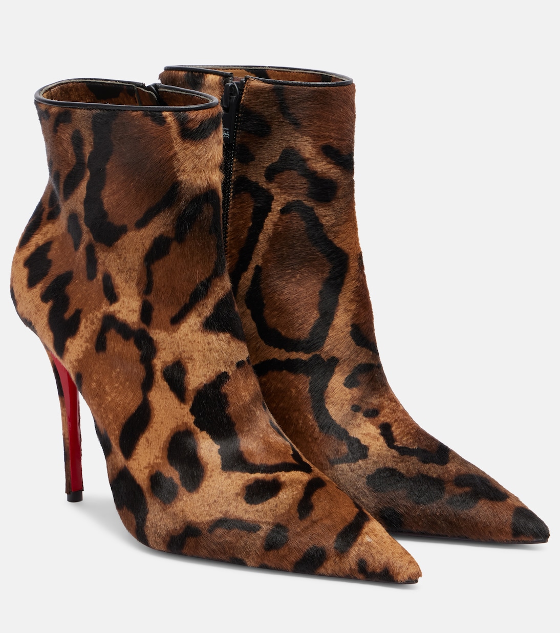 Miss Z 100 카프 헤어 앵클 부츠 | Christian Louboutin