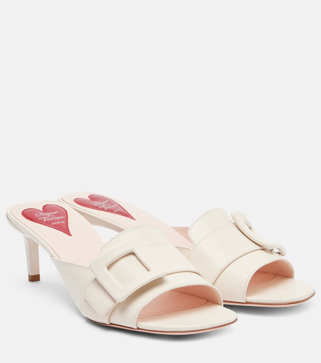 Viv‘ Choc leather mules | Roger Vivier