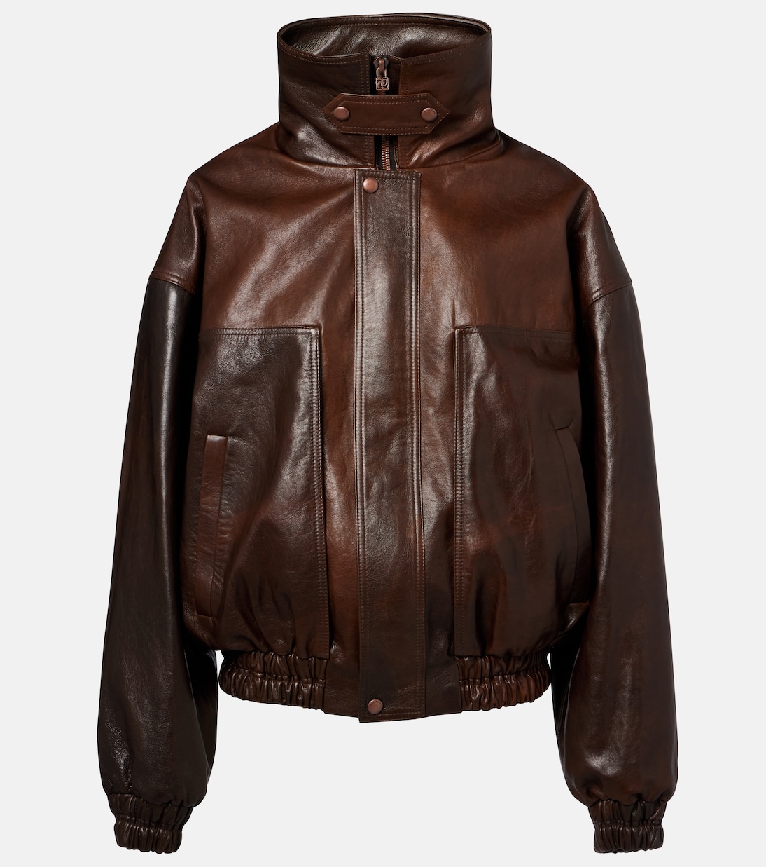Oversize-Bomberjacke aus Leder | Magda Butrym
