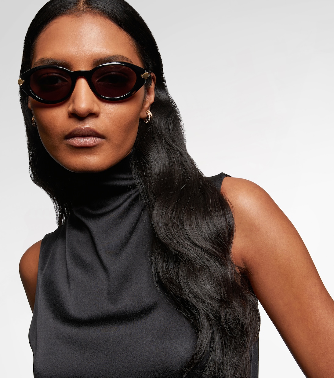 Serpenti Viper oval sunglasses | Bvlgari