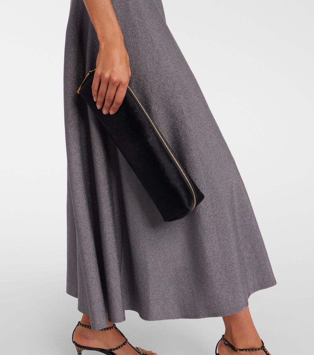 Kye calf hair clutch | Khaite