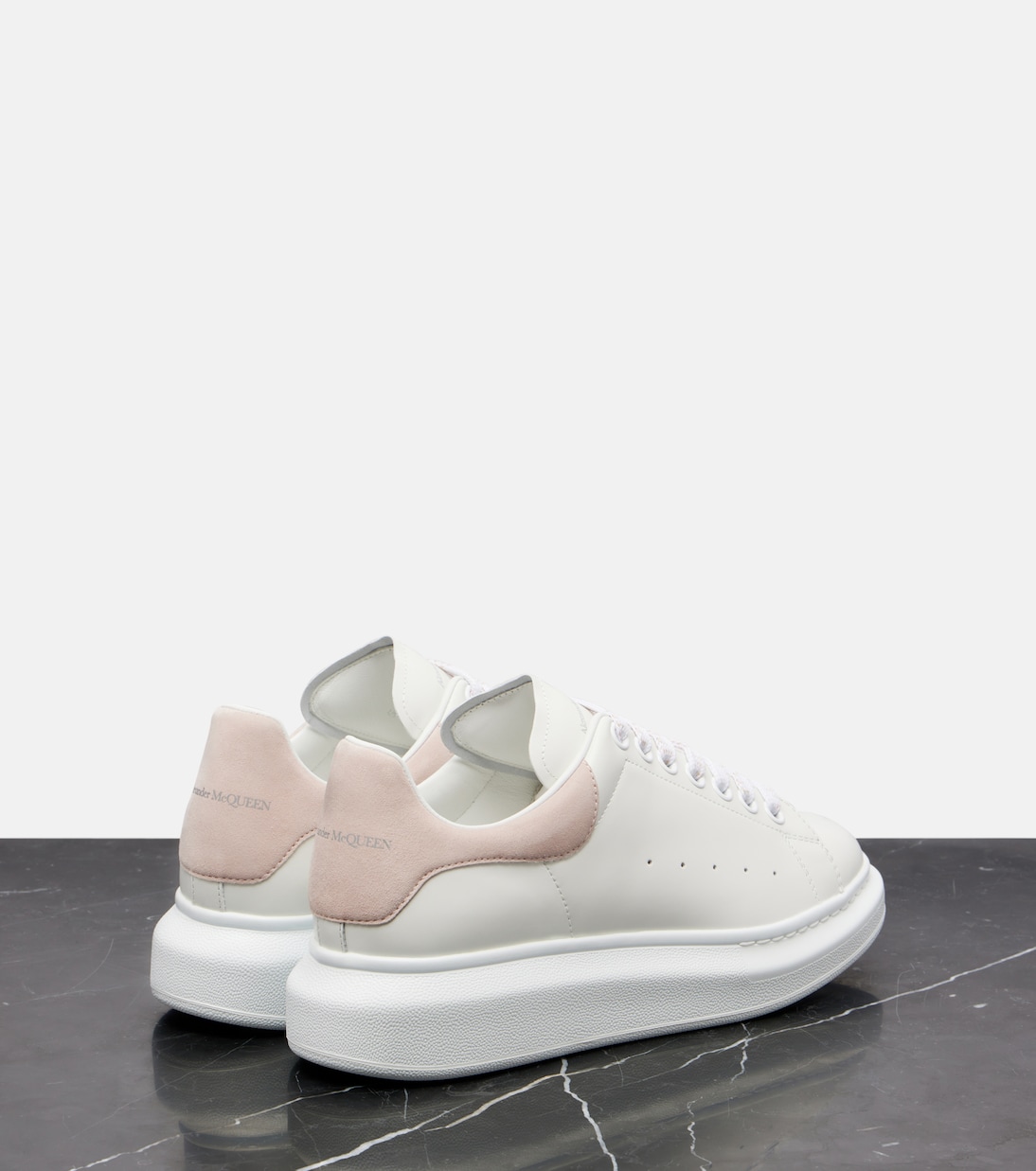 Oversized leather sneakers | McQueen