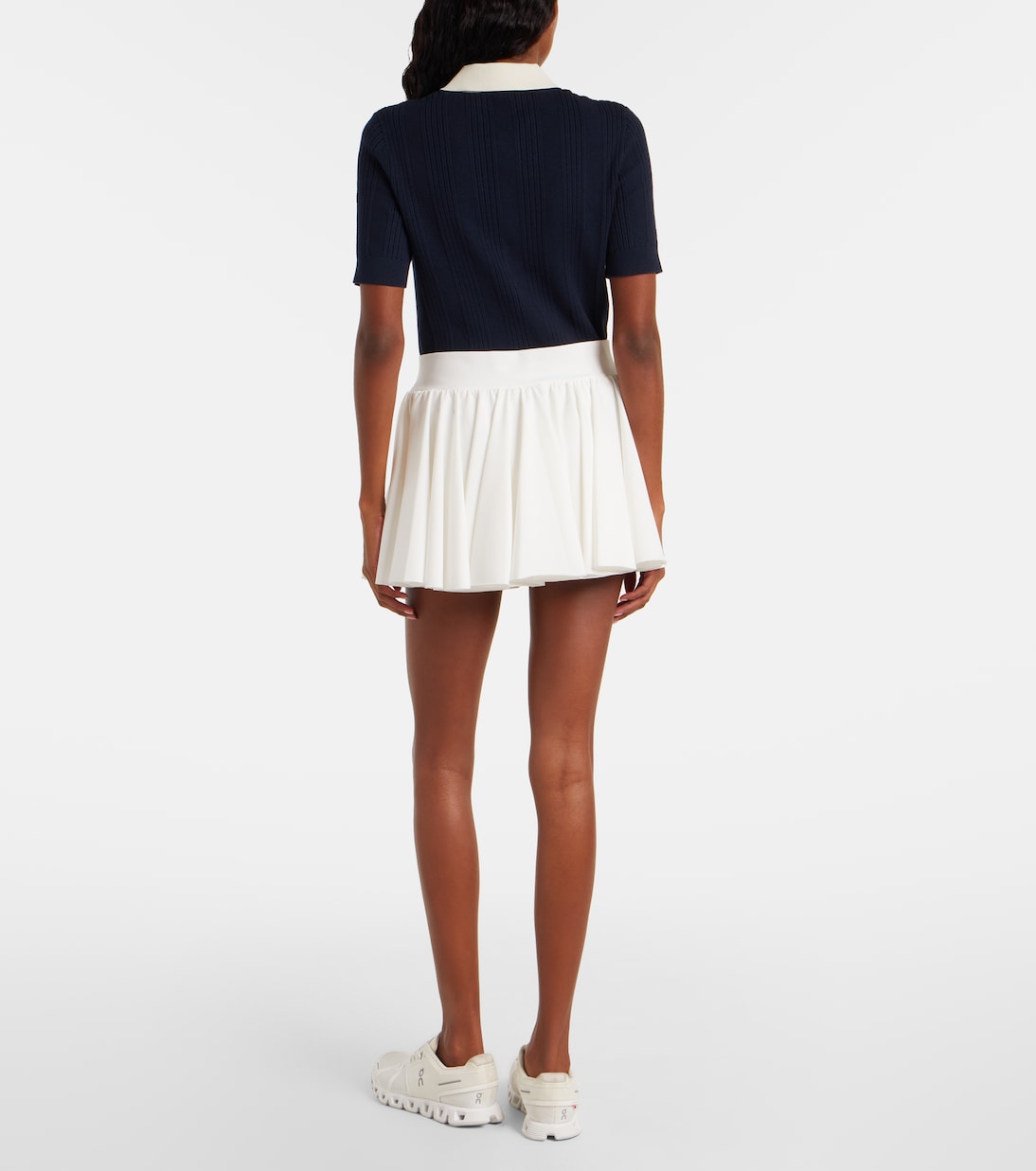 Tennis Minirock T Monogram aus Jersey | Tory Burch