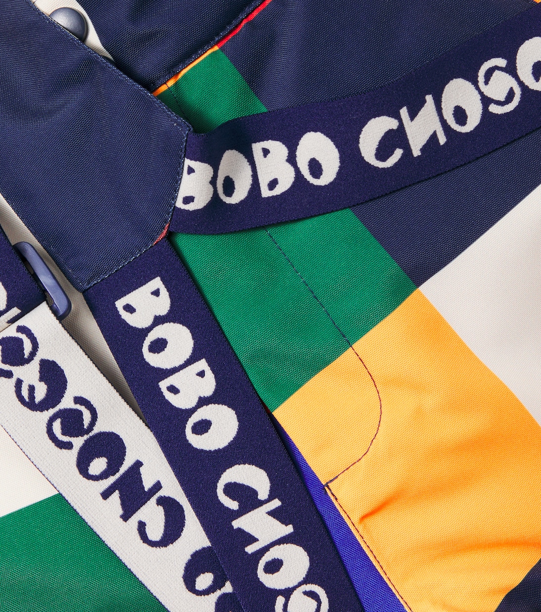 Multicolor Tiles ski salopettes | Bobo Choses