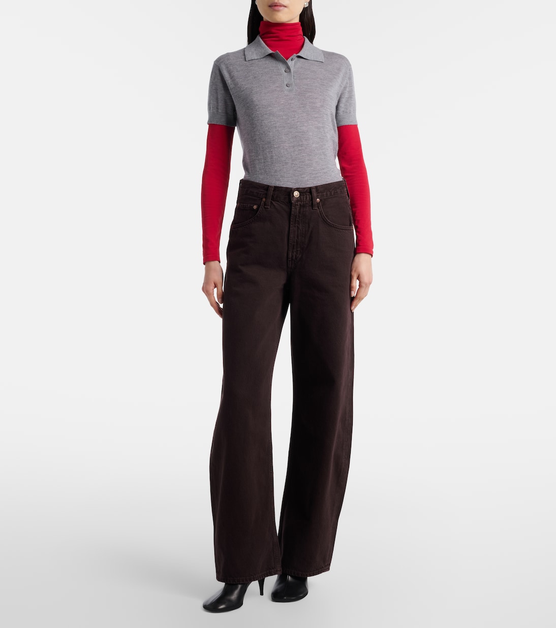 Wide-Leg Jeans Low Curve | Agolde