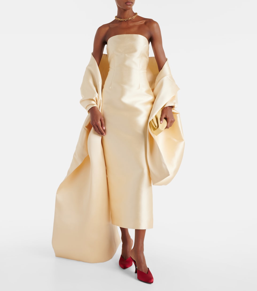 Renee caped gown | Solace London