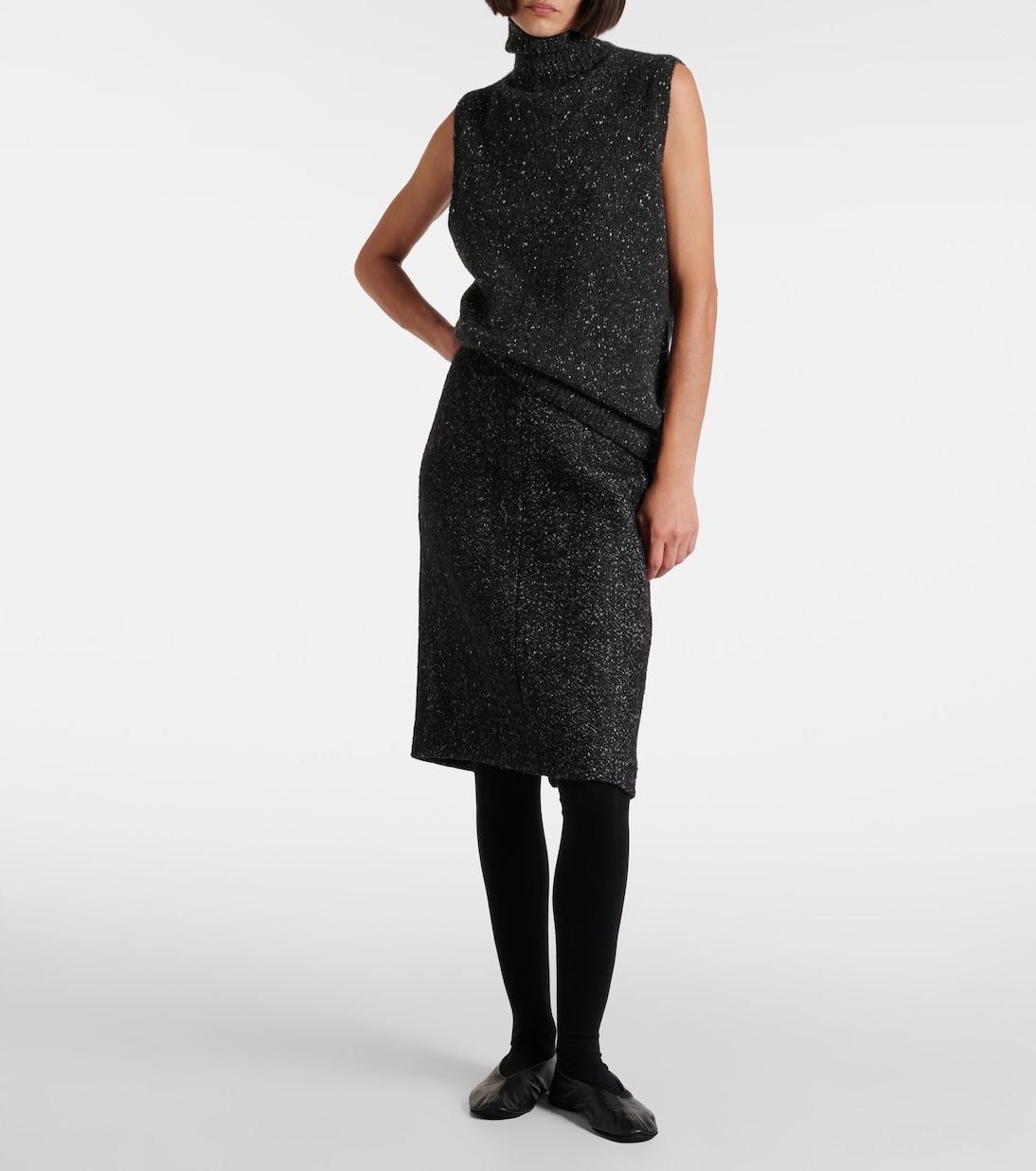 Gonna midi Malva in lana | The Row