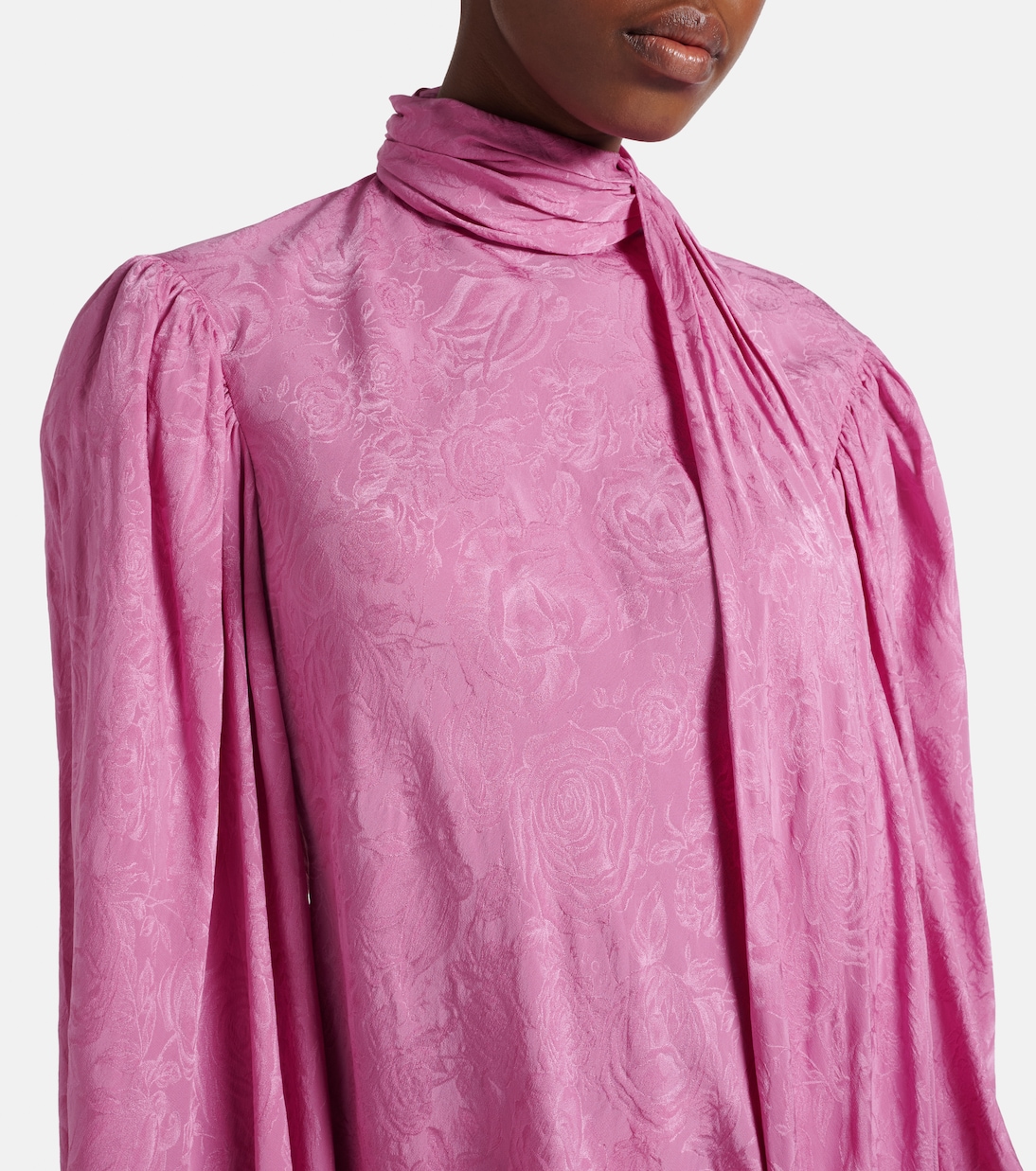 Bedruckte Bluse aus Seide | Gucci