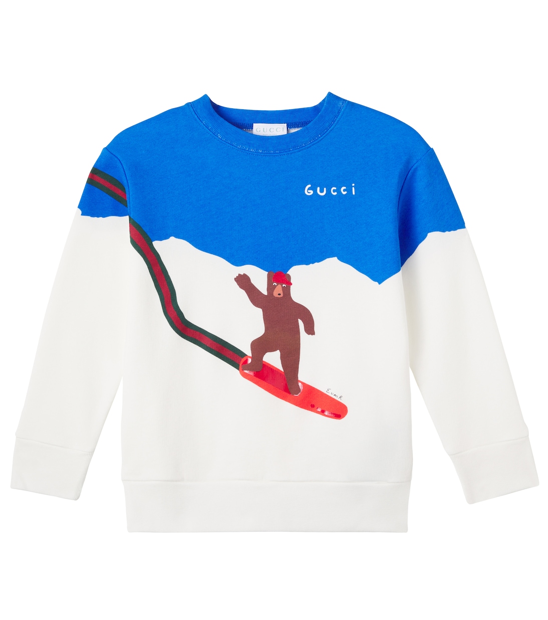 x Euan Roberts cotton jersey sweatshirt | Gucci Kids