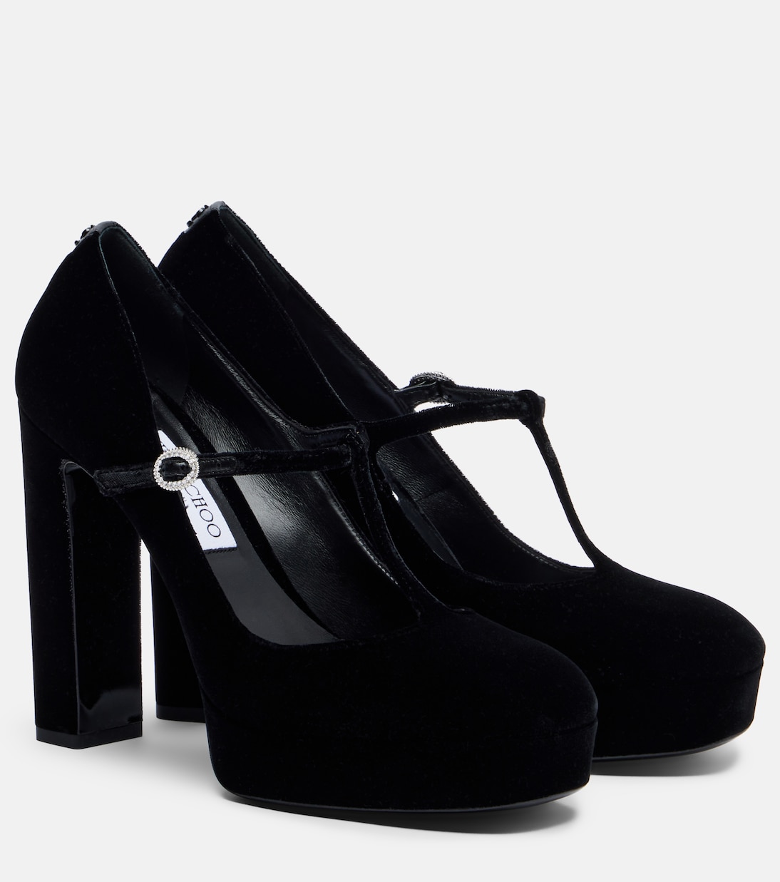 Marene 120 velvet platform Mary Jane pumps | Jimmy Choo