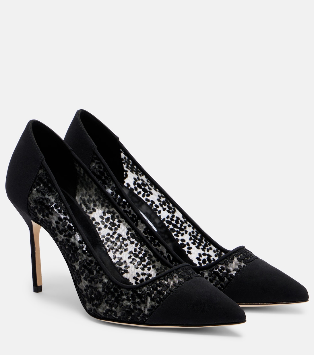 Capcour 90 lace pumps | Manolo Blahnik
