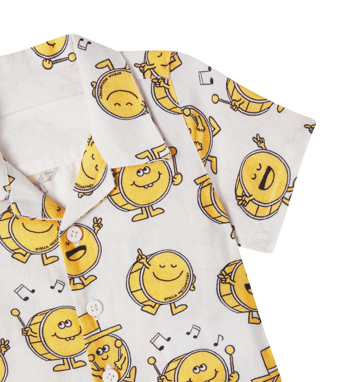 Baby printed cotton and linen shirt | Stella McCartney Kids