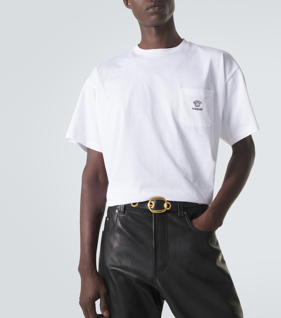 Medusa cotton jersey T-shirt | Versace