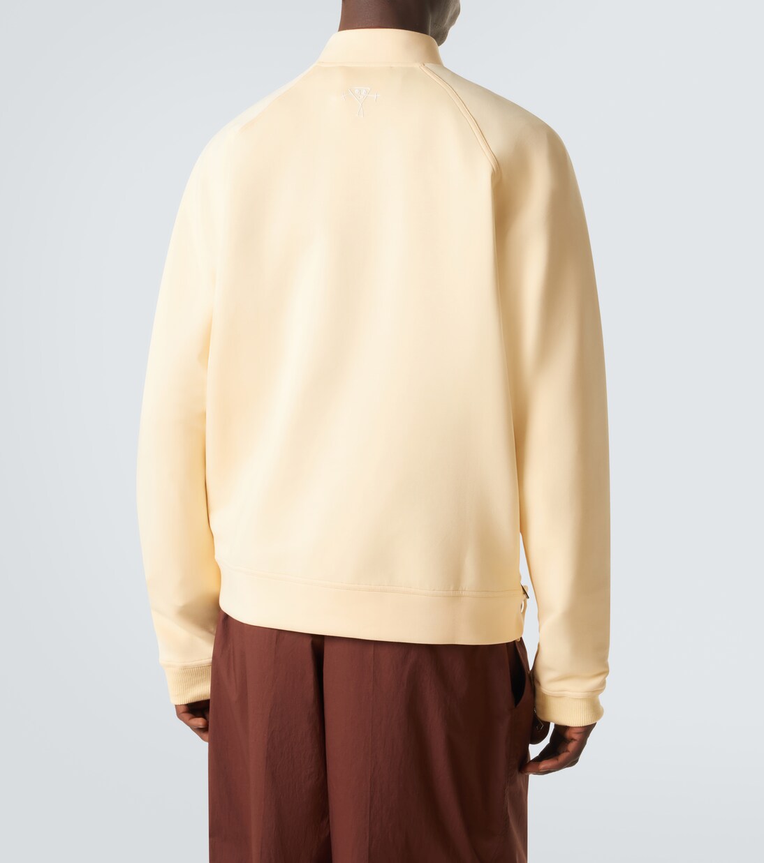 Cotton-blend half-zip sweatshirt | Plan C