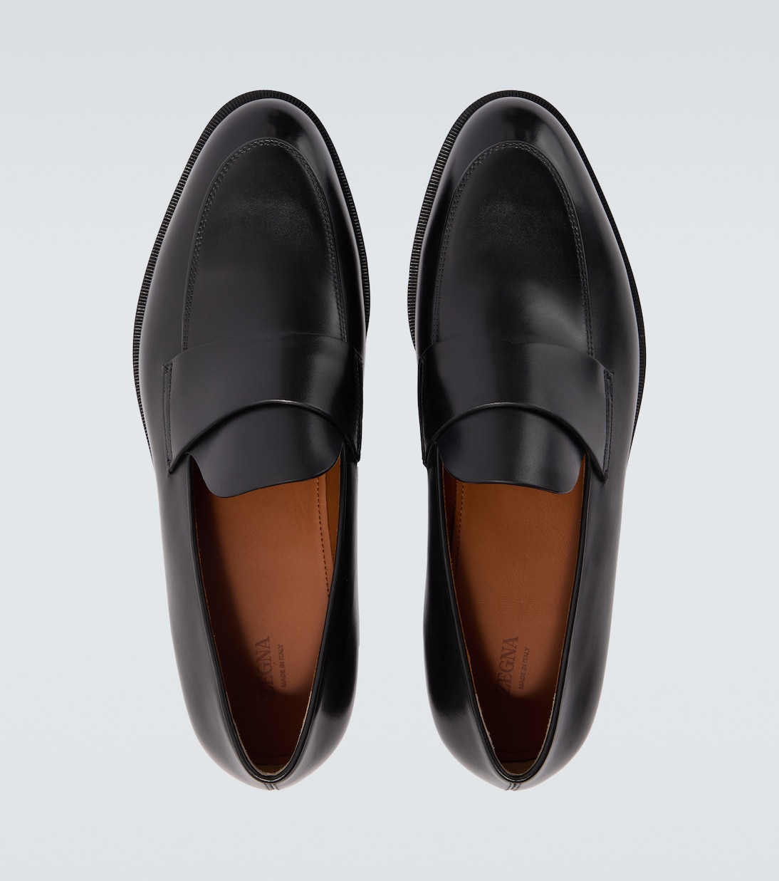 Leather penny loafers | Zegna