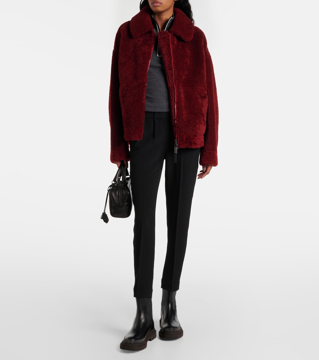Silk-blend cropped pants | Brunello Cucinelli