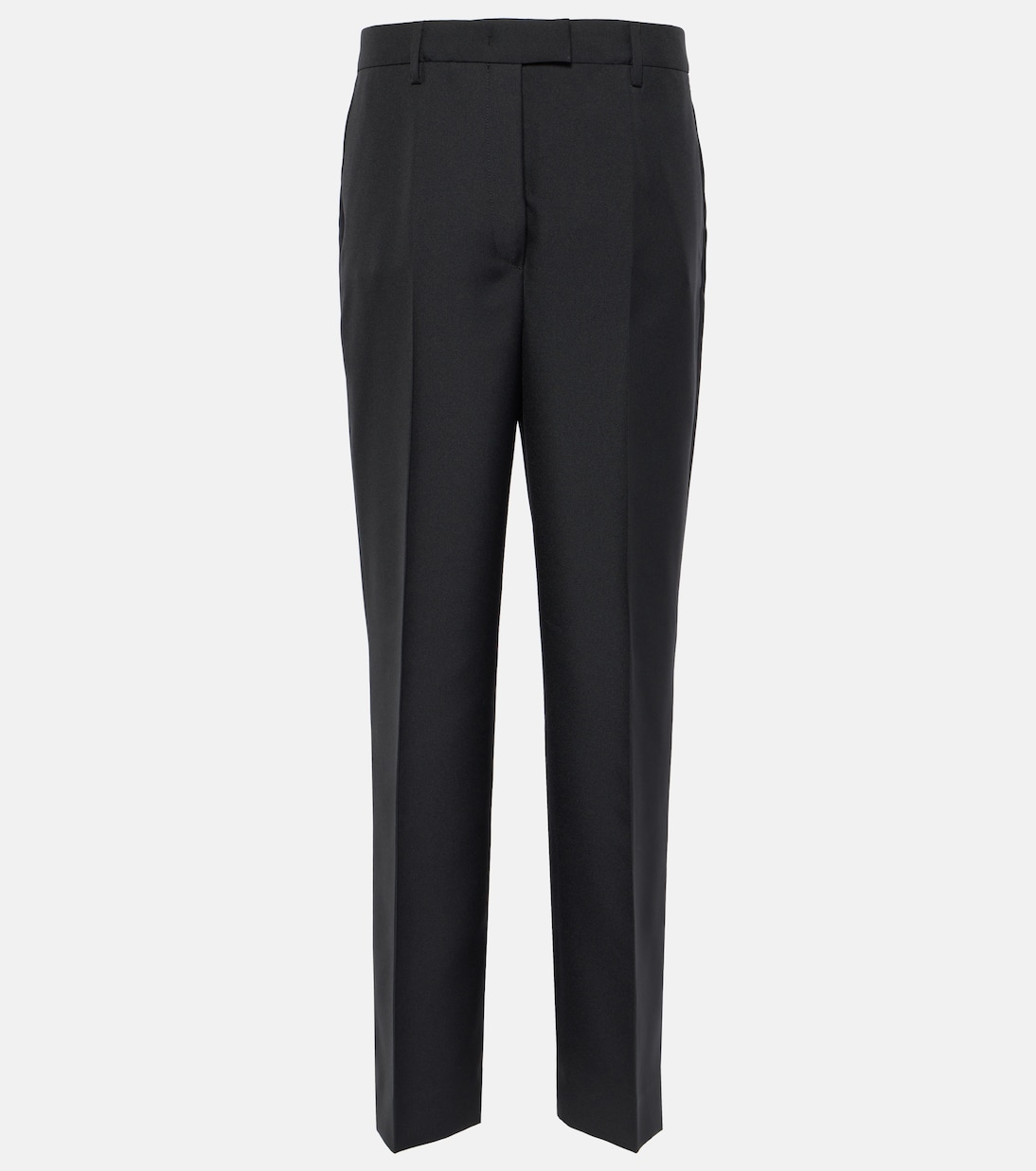 Pantalon droit à taille mi-haute | Prada