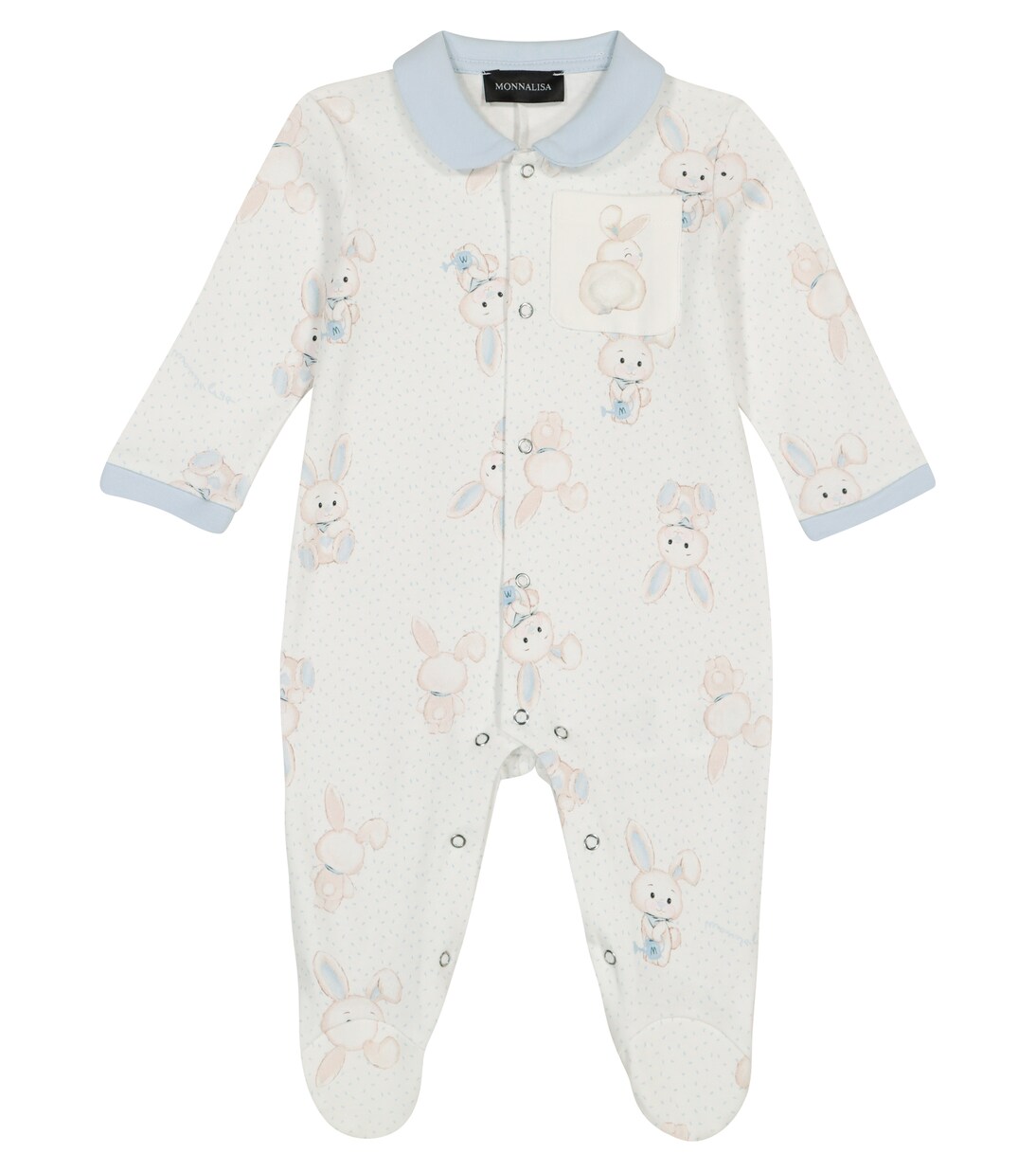 Bébé – Grenouillère imprimée en coton | Monnalisa