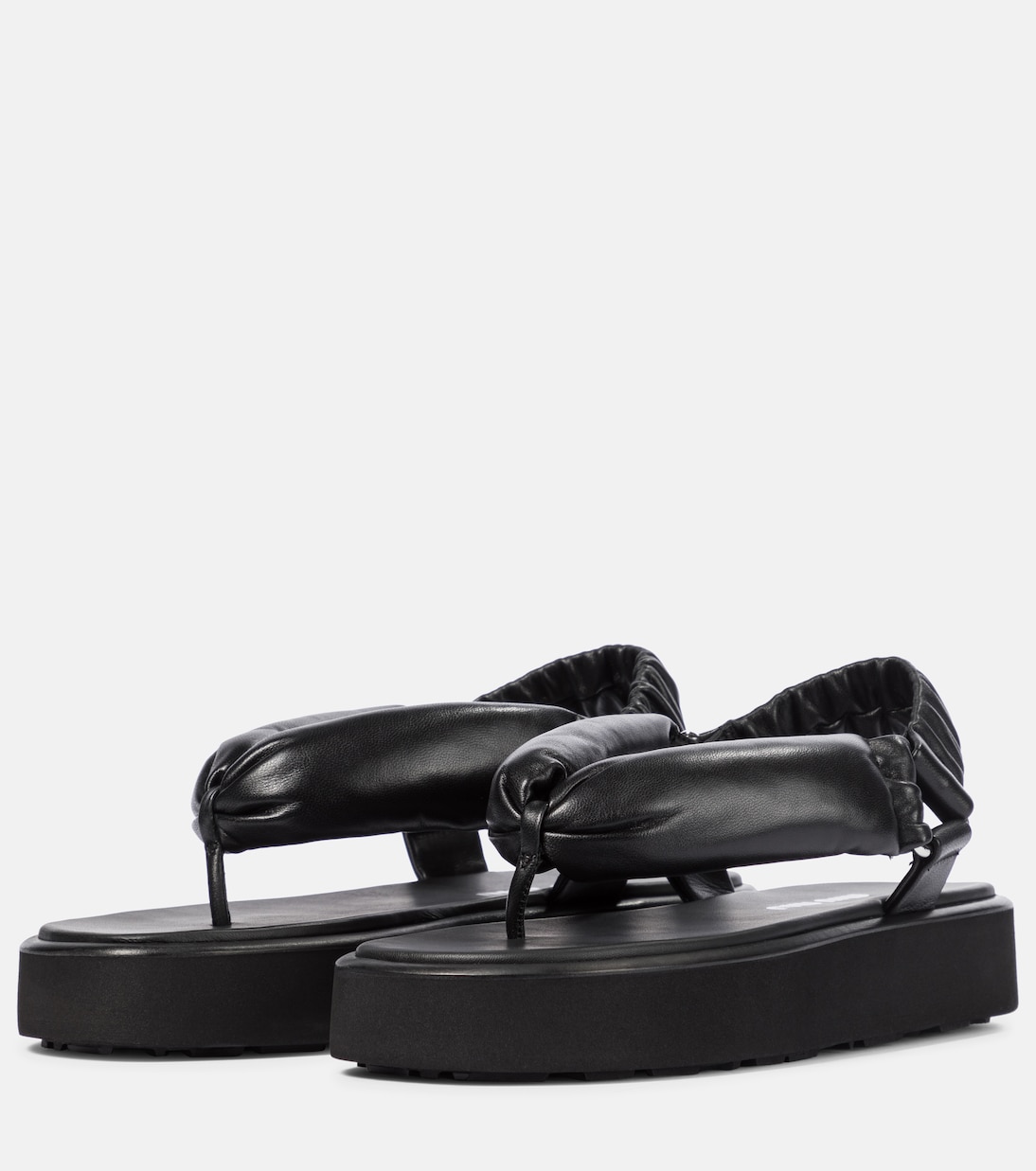 Sandalen aus Leder | Miu Miu