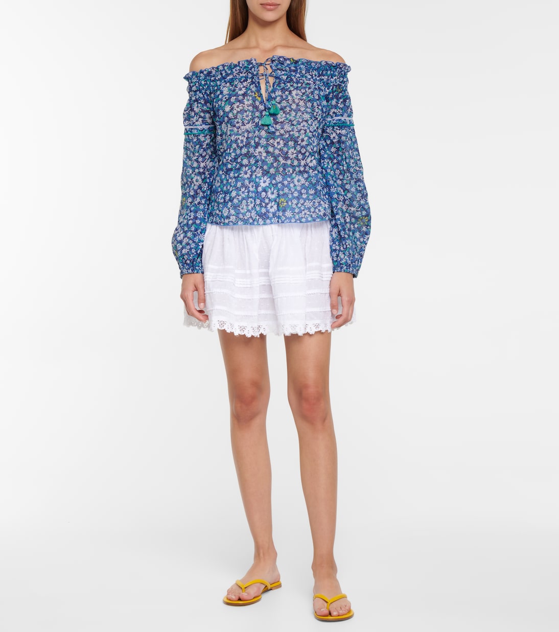 Clara floral blouse | Poupette St Barth