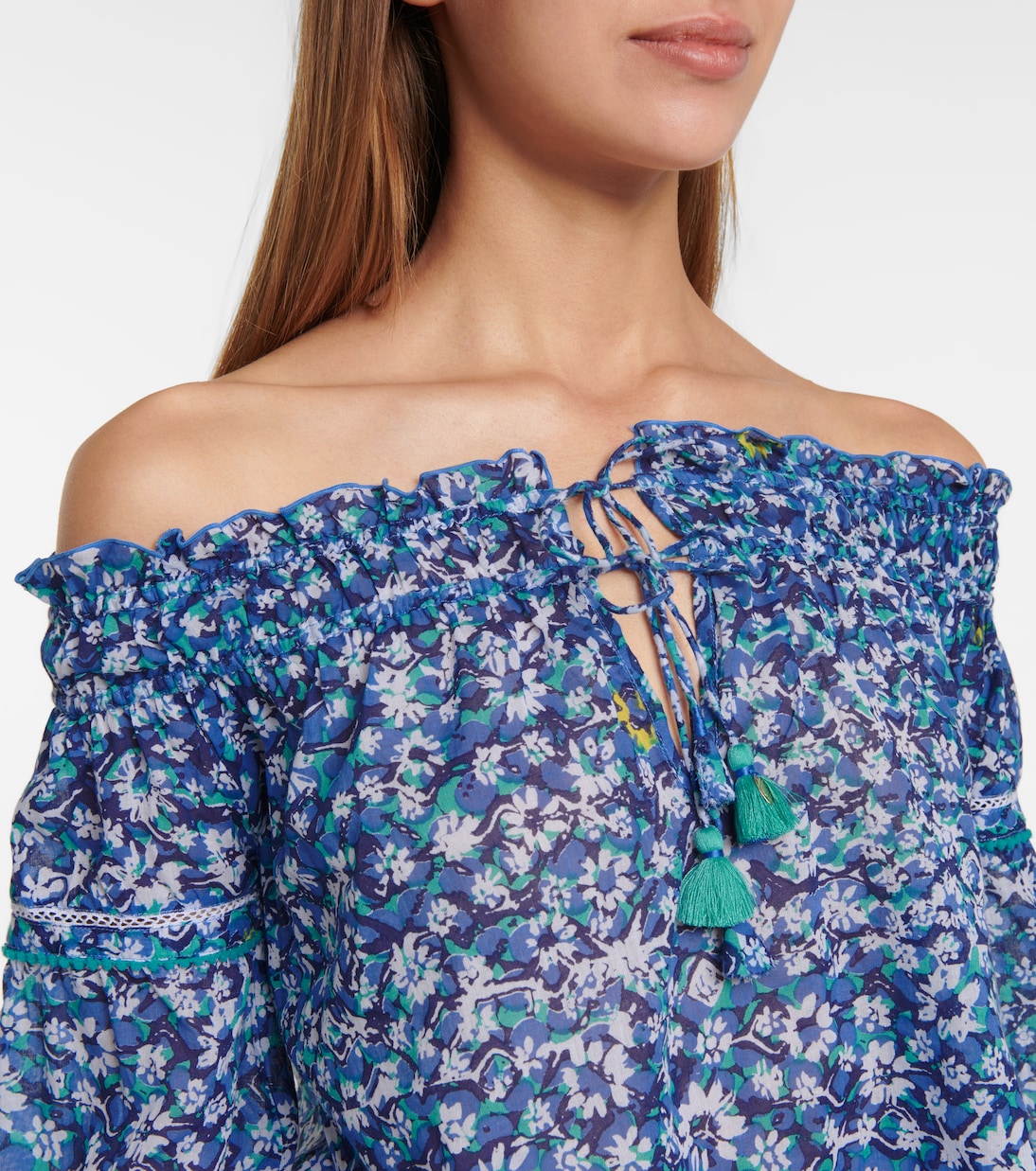 Clara floral blouse | Poupette St Barth