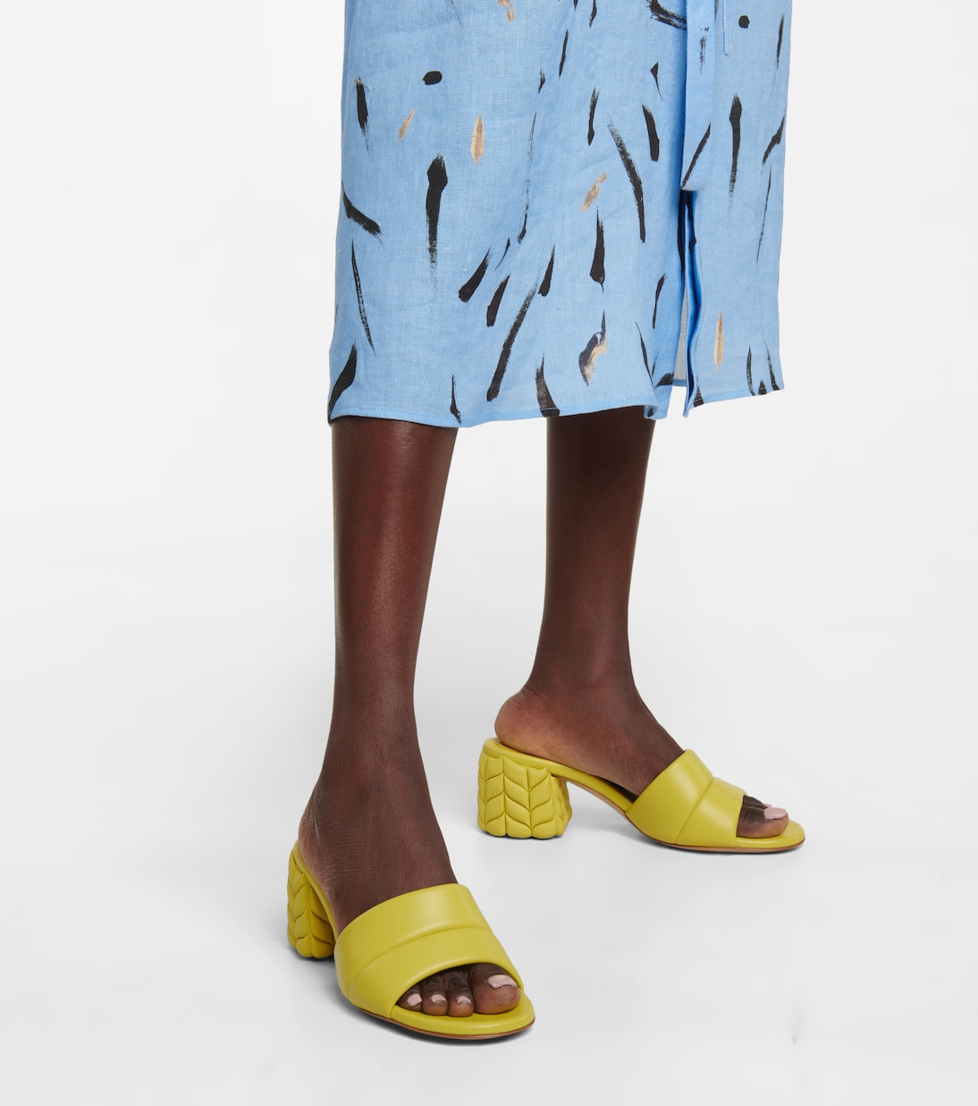 Mules Florea en cuir | Gianvito Rossi
