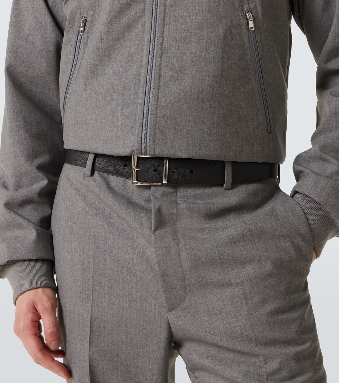 Saffiano leather belt | Prada