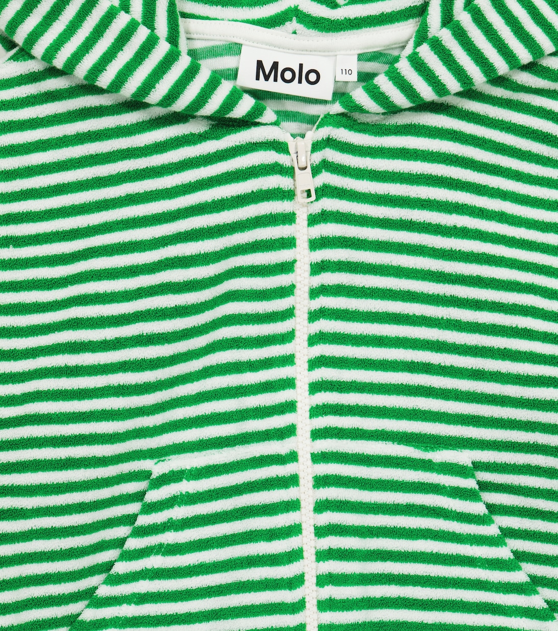 Mel striped cotton-blend hoodie | Molo