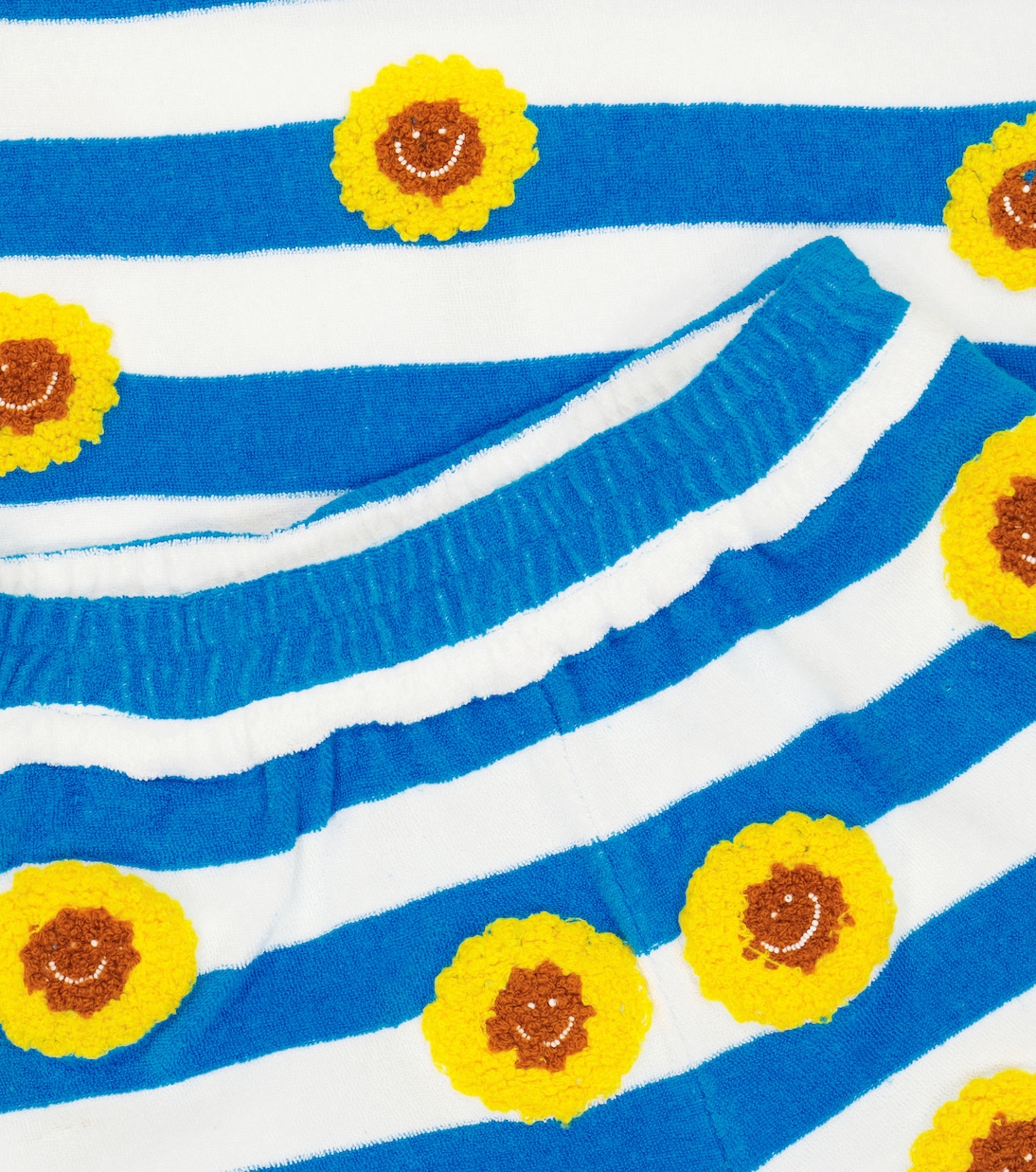 Striped terry T-shirt and shorts set | Stella McCartney Kids