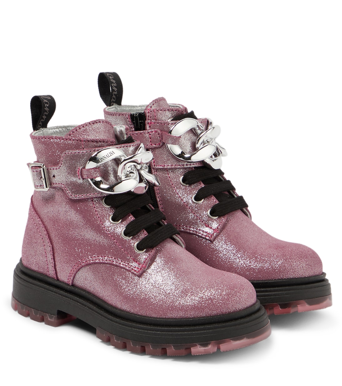 Bottines en daim à paillettes | Monnalisa