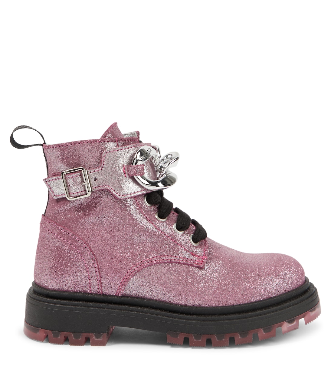 Bottines en daim à paillettes | Monnalisa