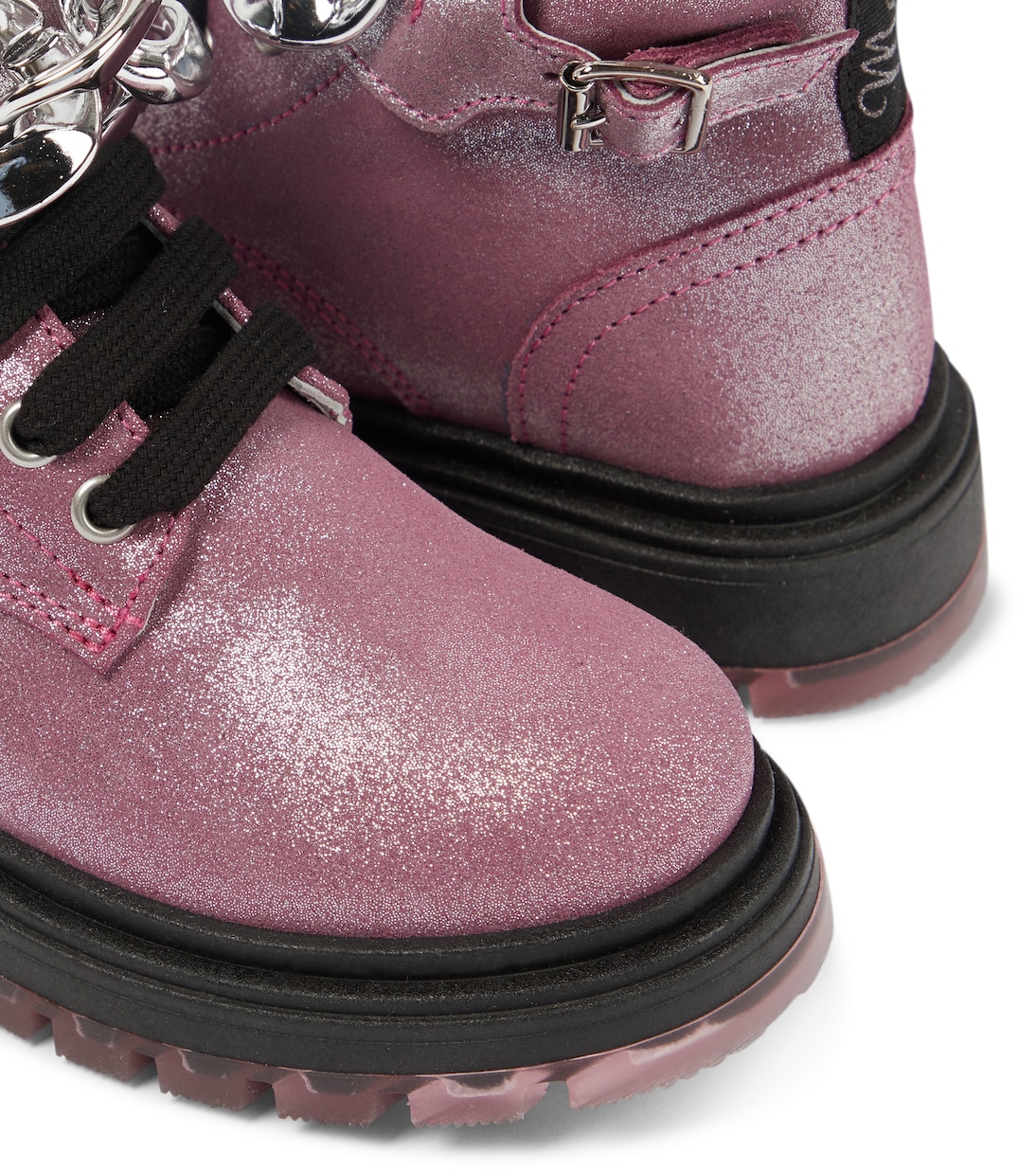 Bottines en daim à paillettes | Monnalisa