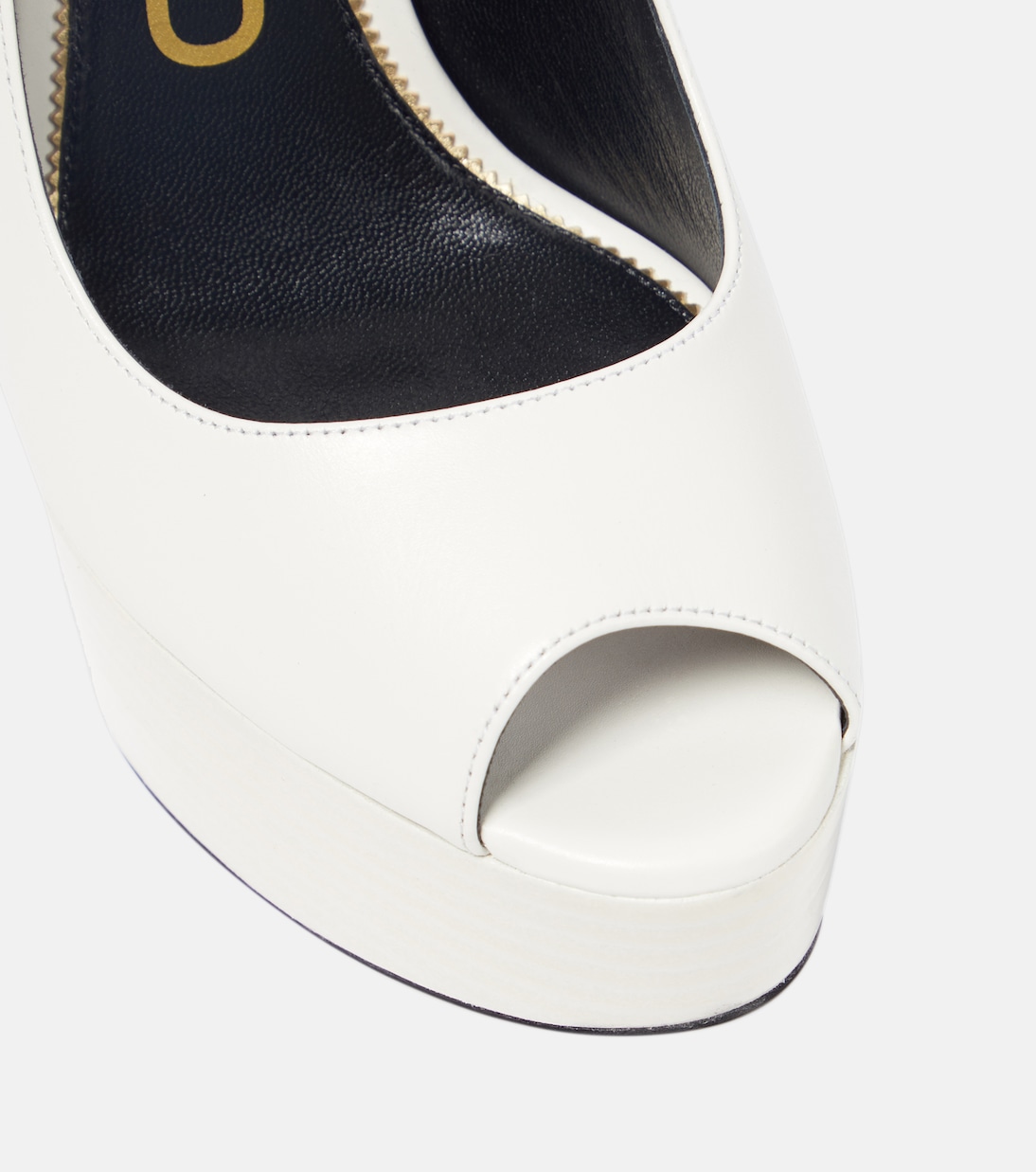 Padlock platform leather sandals | Tom Ford