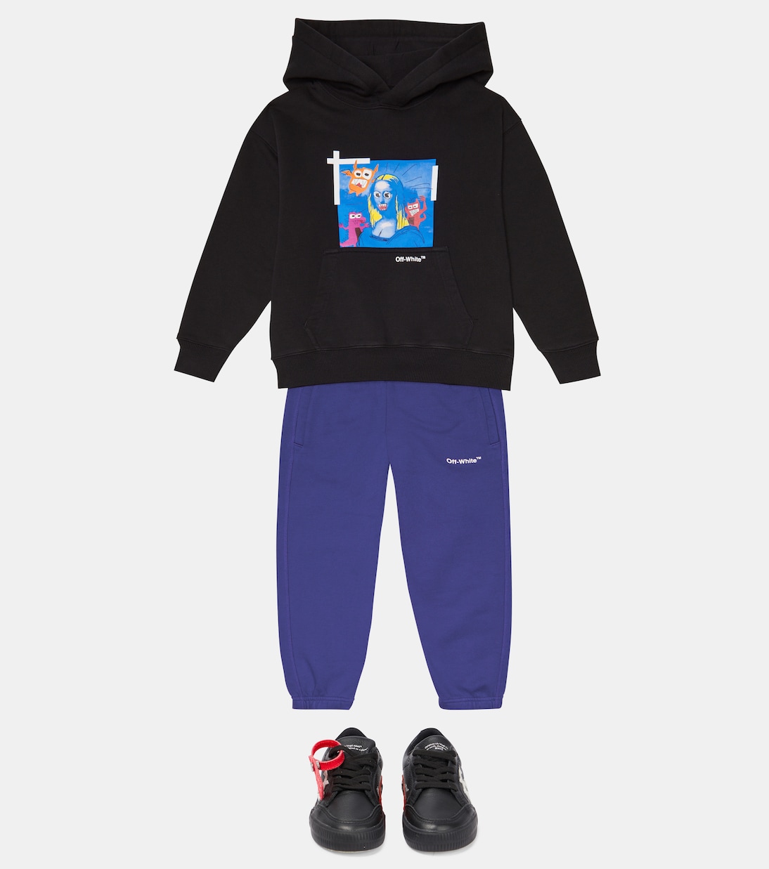 Hoodie aus Baumwoll-Jersey | Off-White Kids