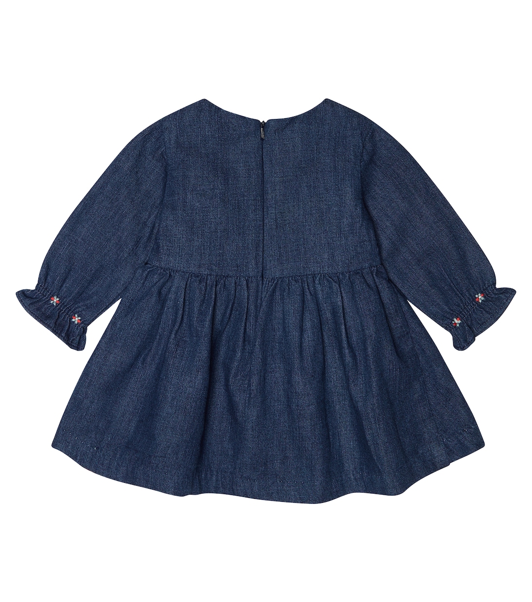 Bebé - vestido de chambray bordado | Tartine et Chocolat