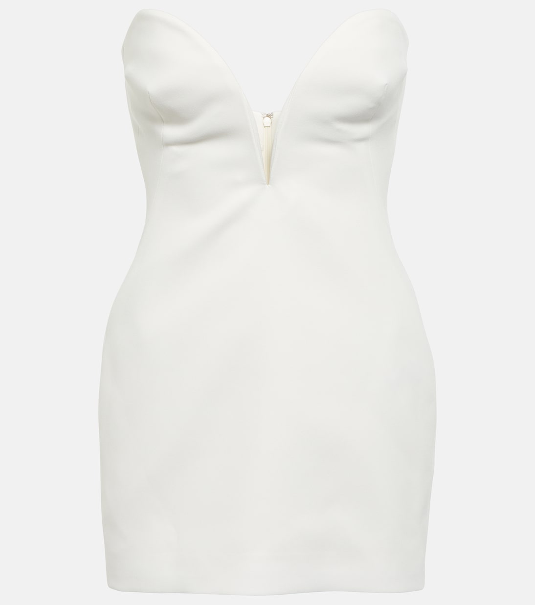 Strapless crêpe minidress | Mônot