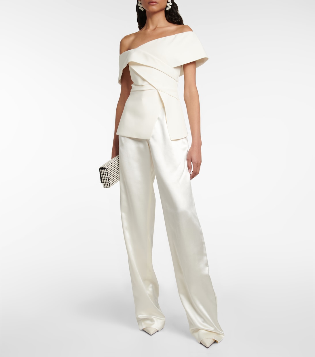 Pantaloni Eleganti in Seta e Lana di Danielle Frankel per Giovani Stilisti