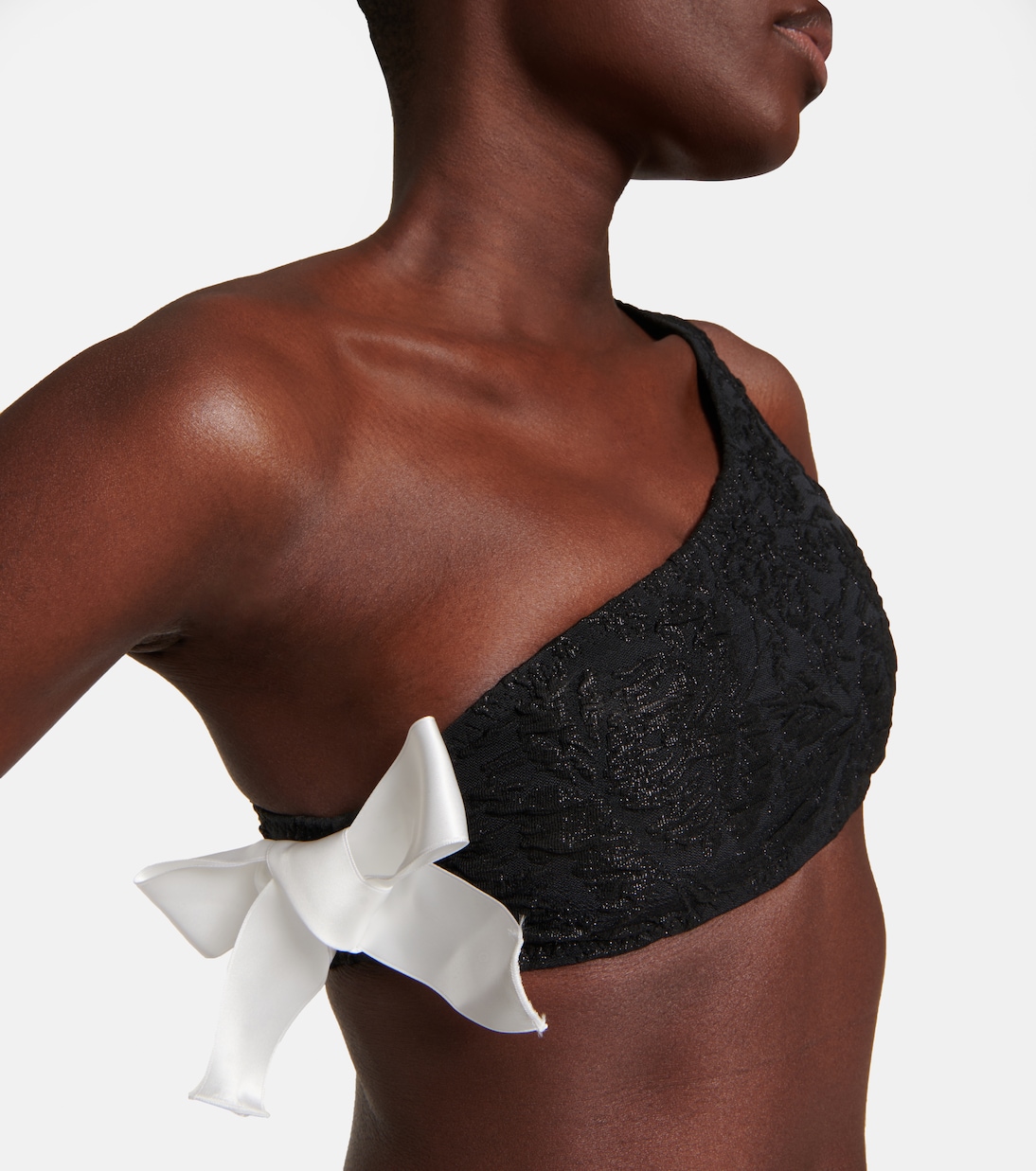 One-shoulder bikini top | Giambattista Valli