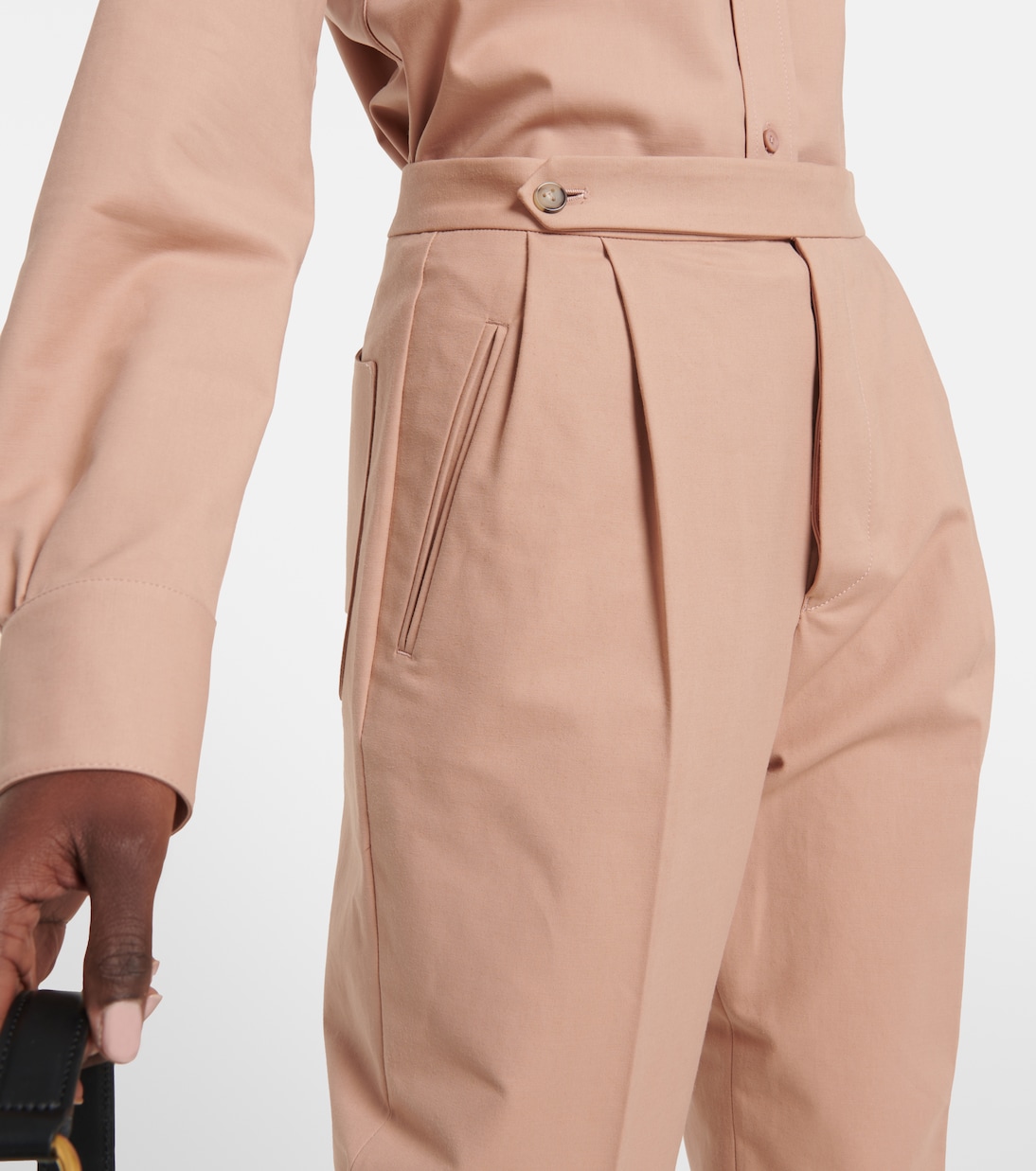Pantalones anchos en mezcla de algodón | Tod's