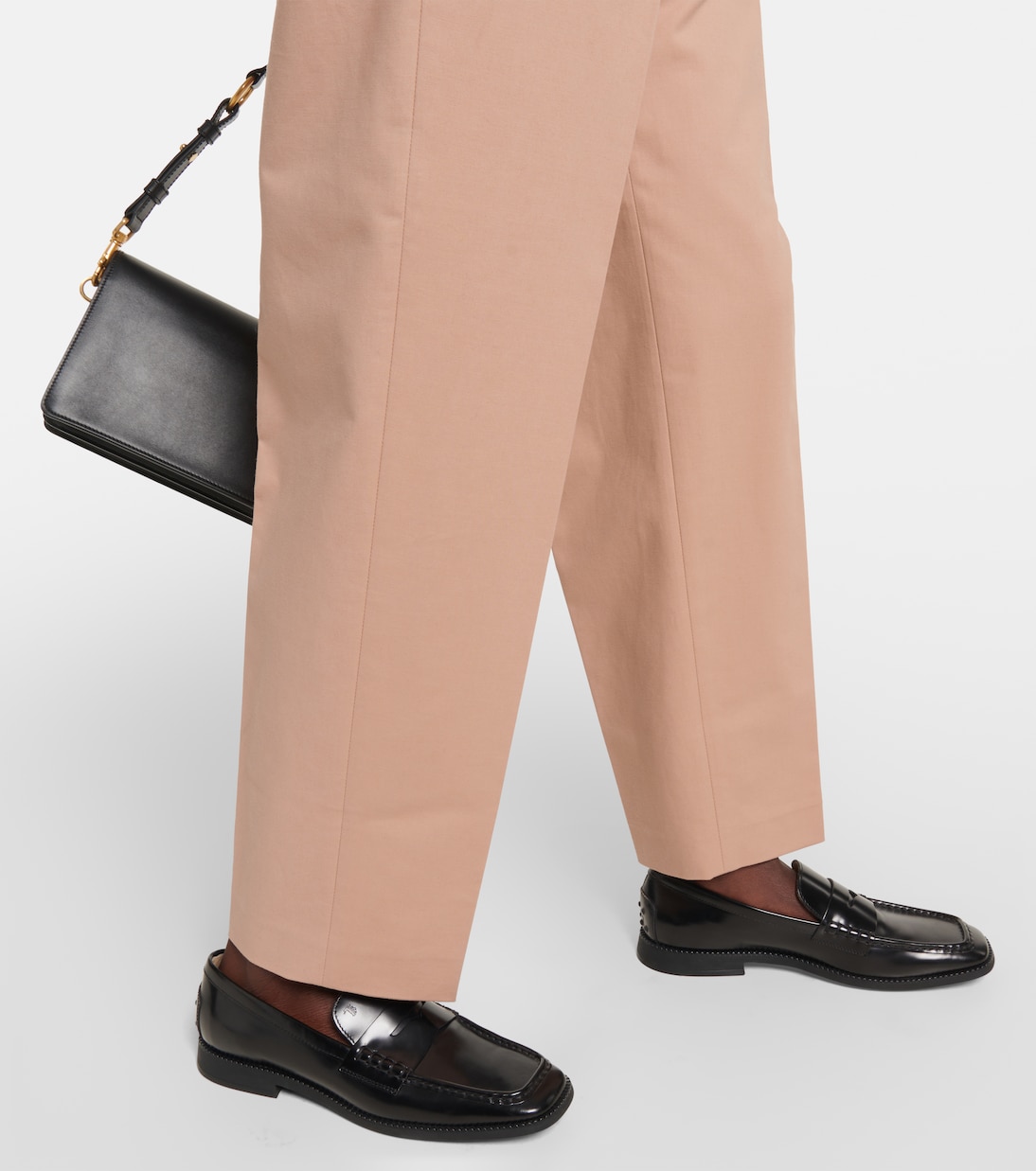 Pantalones anchos en mezcla de algodón | Tod's