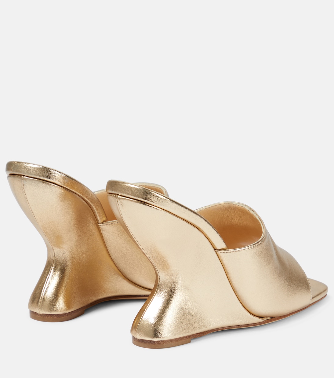 Inverted Wedge leather mules | Magda Butrym